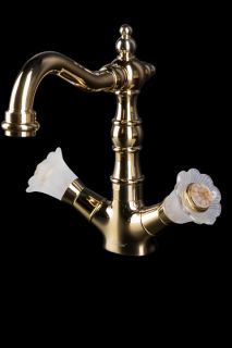 Смеситель для раковины Boheme Camelia бронза 292-Camelia